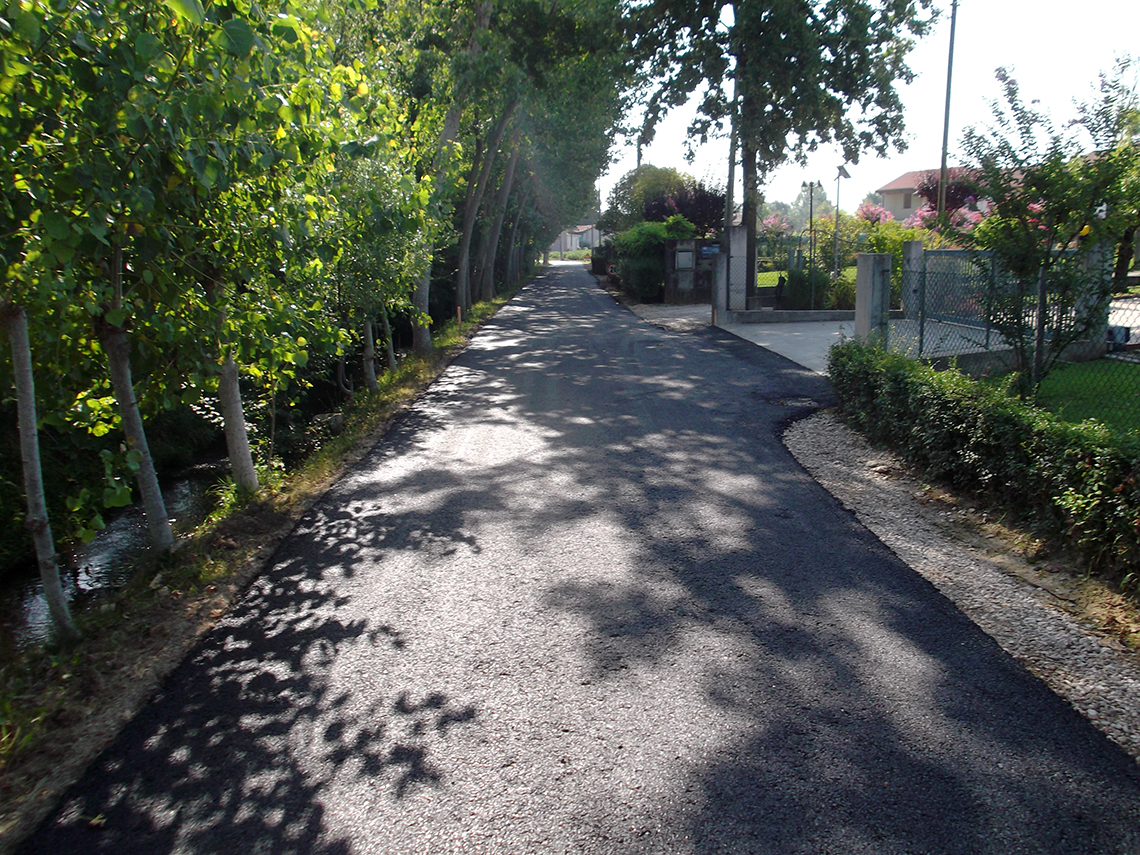 Nuovi tratti di strade comunali laterali a Via Brigola e Via Gallinelle a Resana (TV)